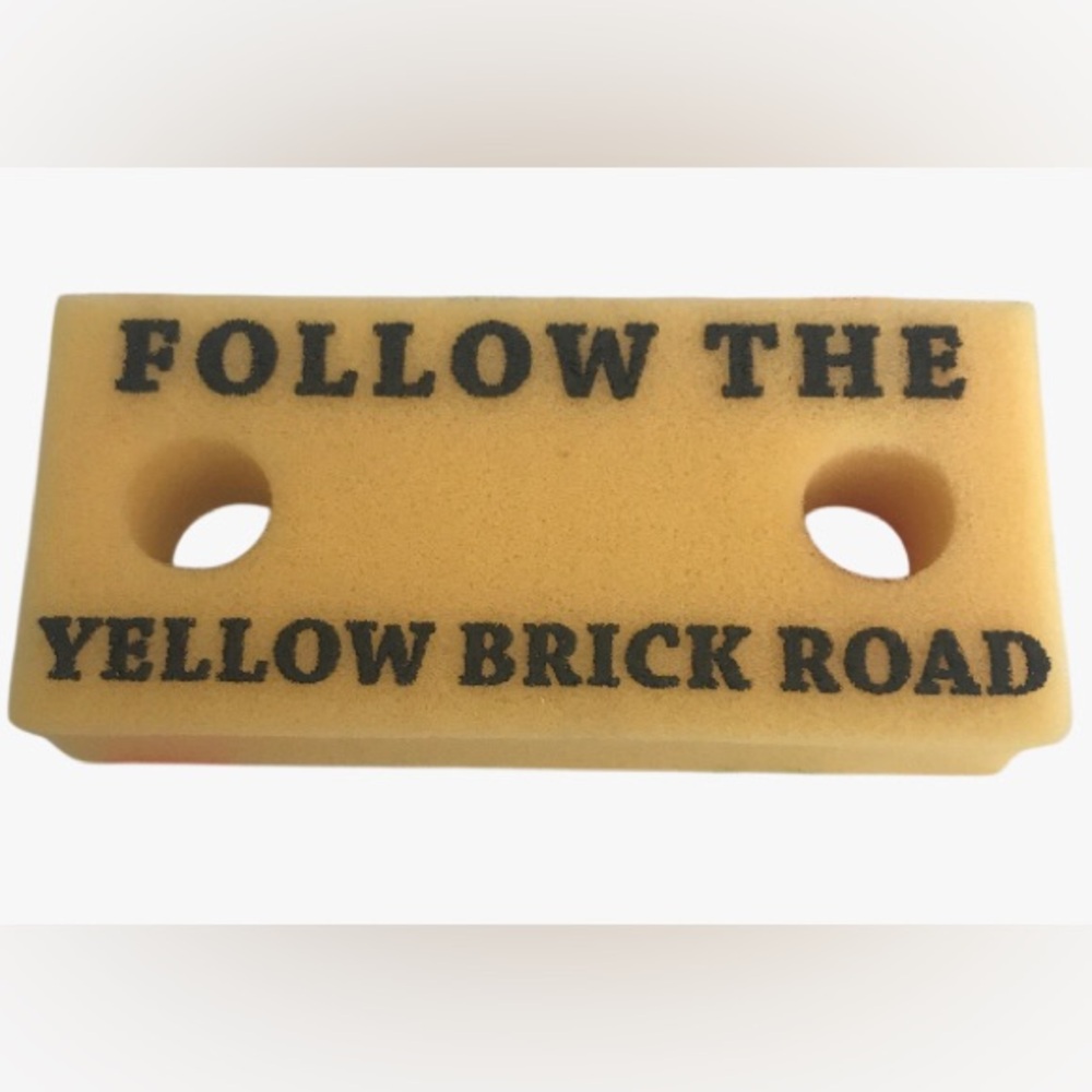Wizard of Oz "Follow the Yellow Brick Road" Foam Sponge
